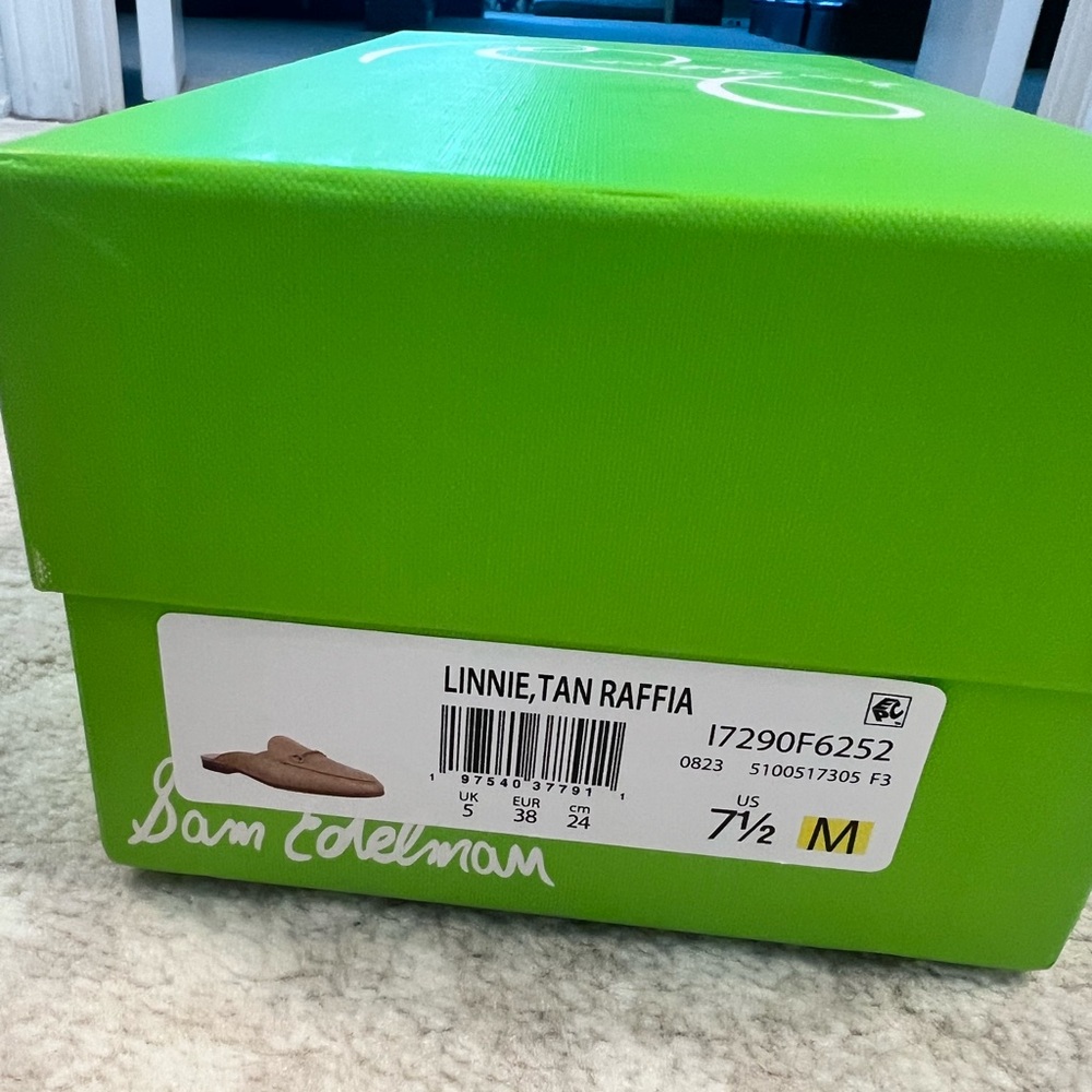 Sam Edelman Tan Linnie Rafia mules - Picture 8 of 8